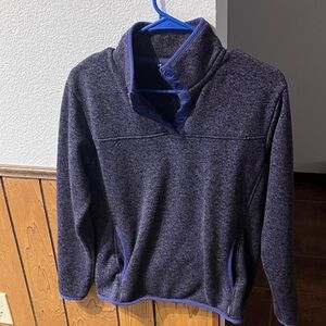 Eddie Bauer Women's 1/4 button Up Jacket in Purple